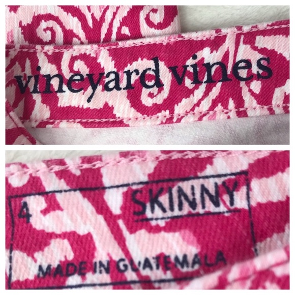 Vineyard Vines Salt Island Tile Print Skinny Ankle - Picture 6 of 8